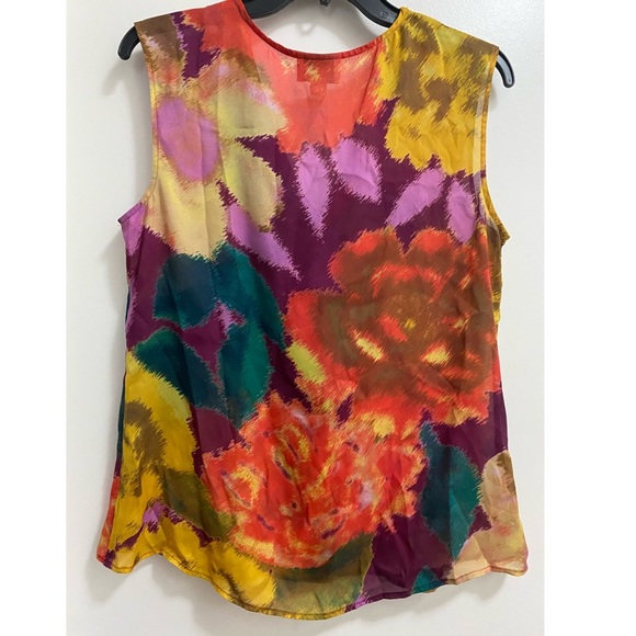 Ann Taylor LOFT sleeveless blouse Size L - Picture 8 of 11